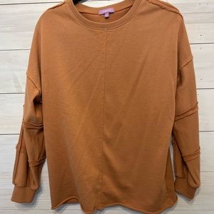 Oversized Burnt Orange Top